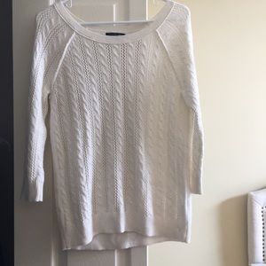Cream Knit American Eagle Sweater